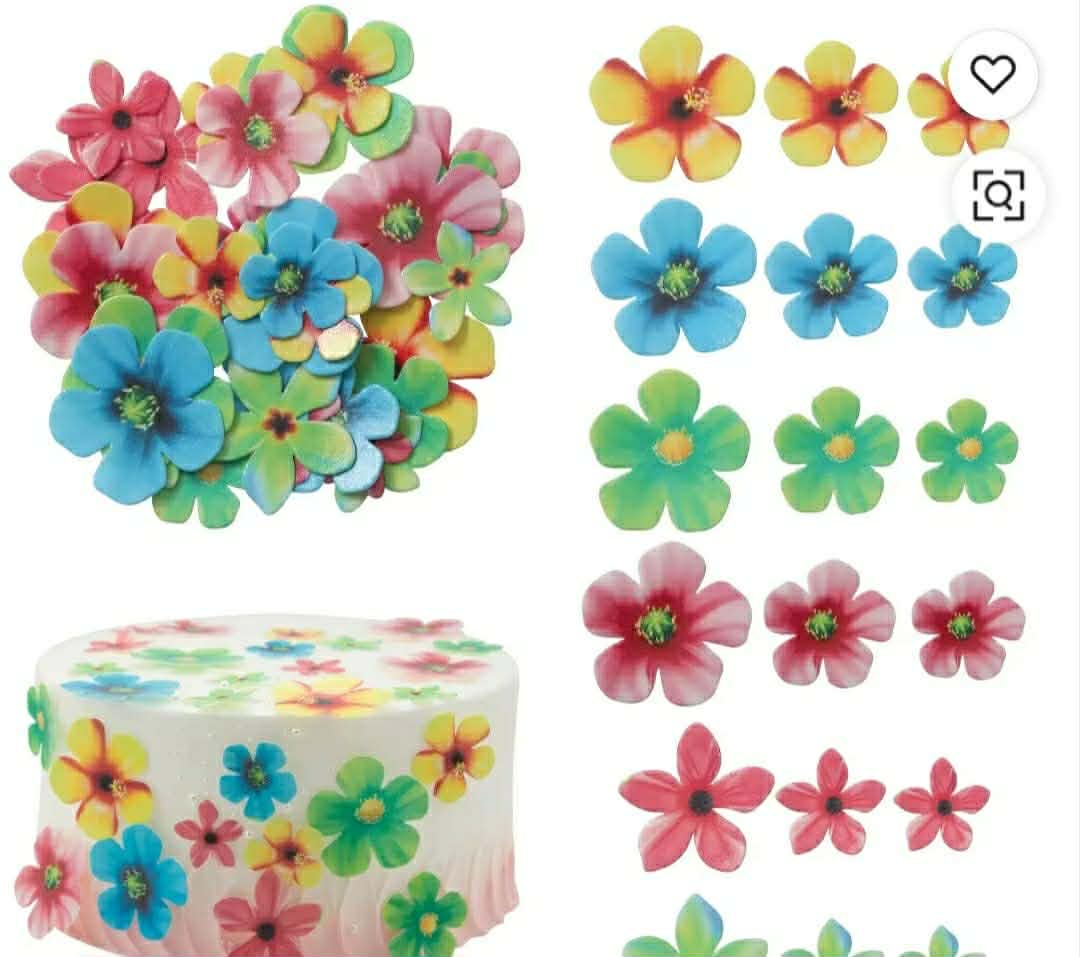 Flower shape (rice paper)