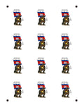 Sugar sheet Cambodia soldier