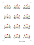 Marry Christmas sugar sheet
