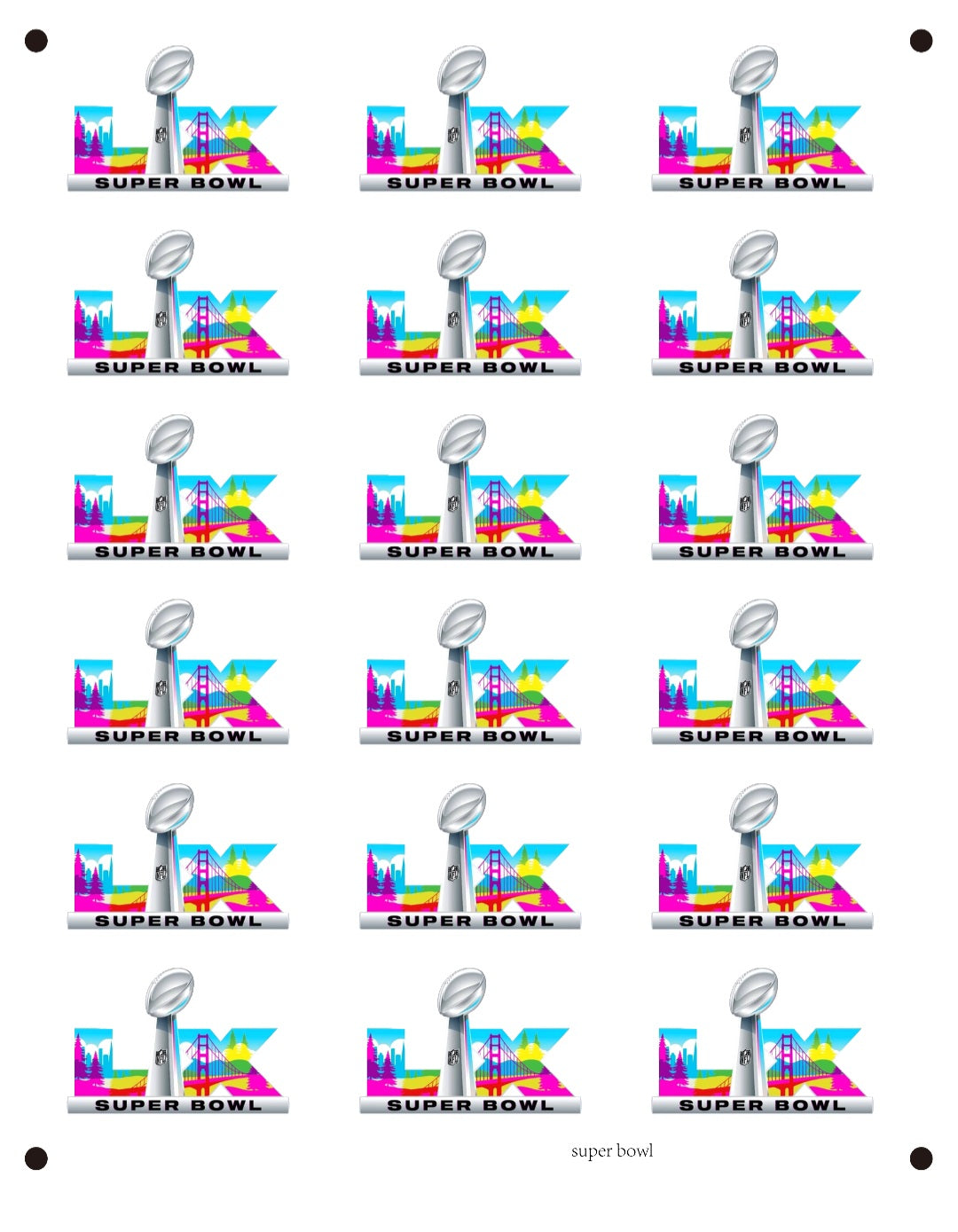 Super Bowl logo 2026