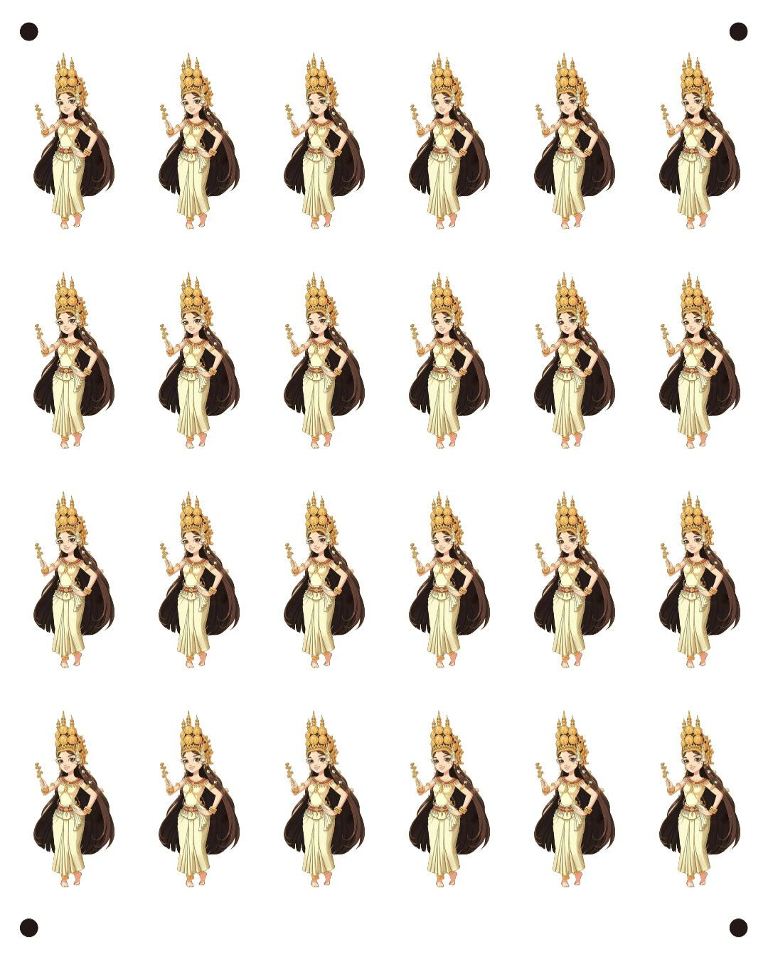 Apsara white dress Sugar sheet