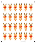 Reindeer sugar sheet